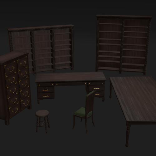 Furniture Pack (Low Poly) preview image